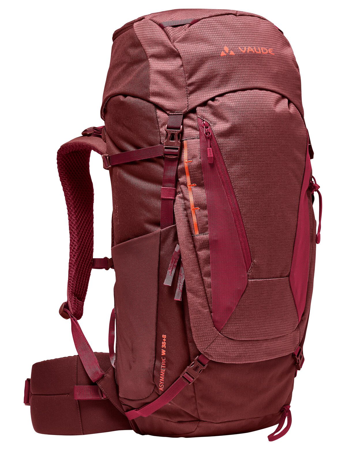 15942 - Women's Asymmetric 38+8 - dark cherry