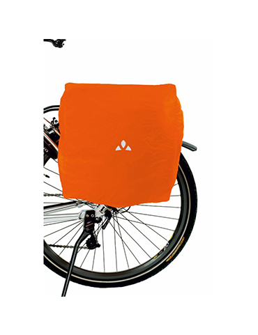 12554 Raincover for bike bags orange